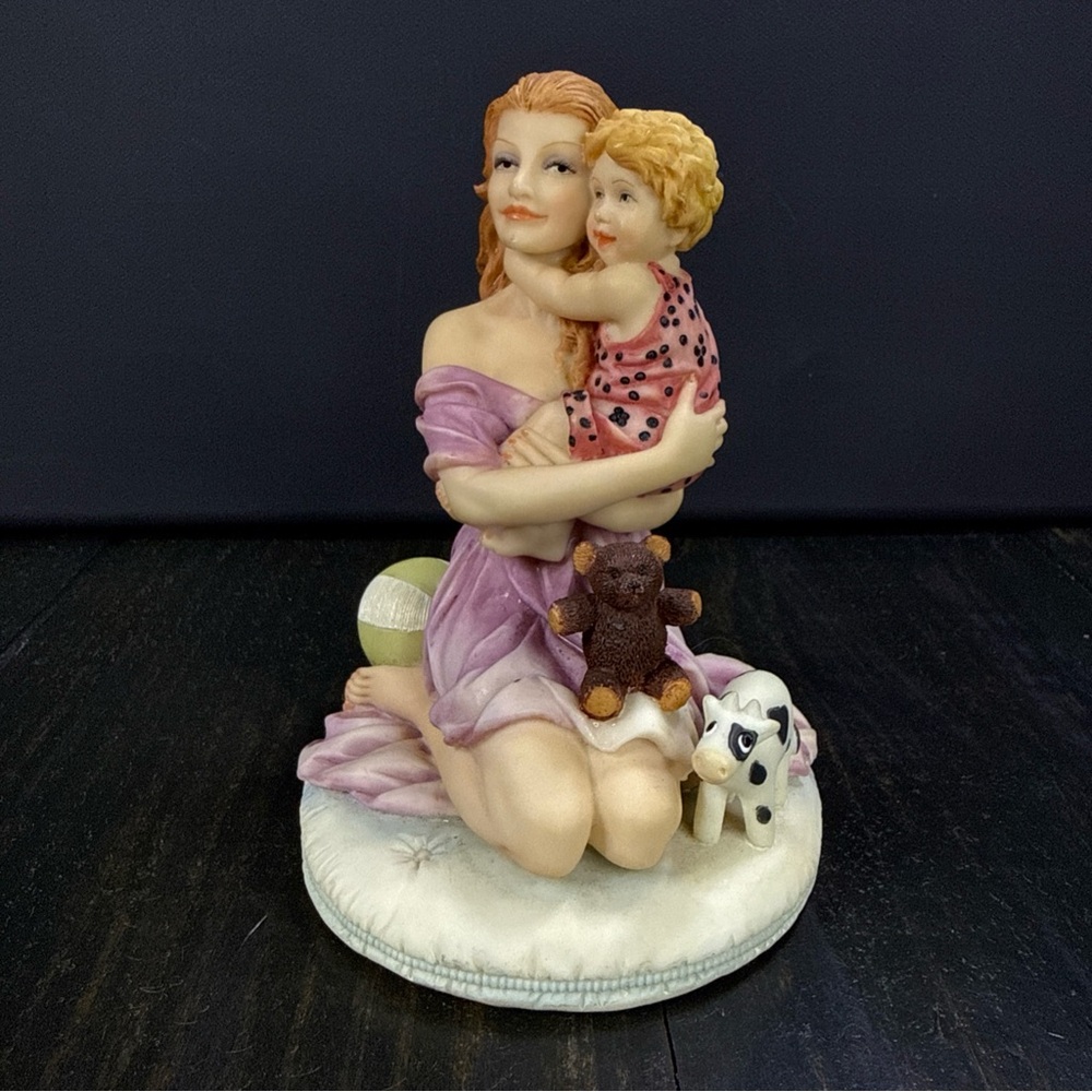 “Mother and Child “ w/ Toys Veronese Figurine
